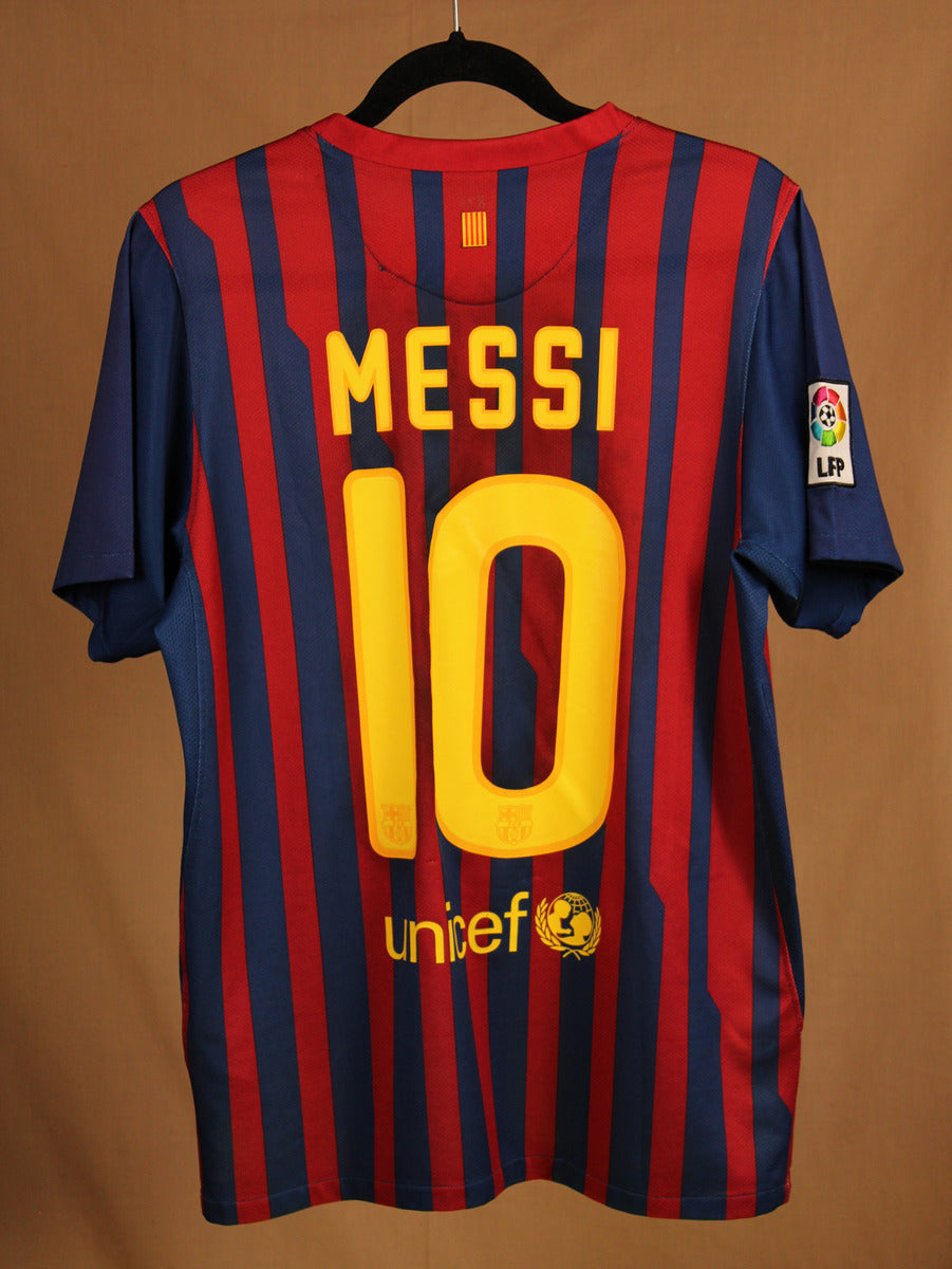 Barcelona Nike 2011-12 Local Messi #10 L